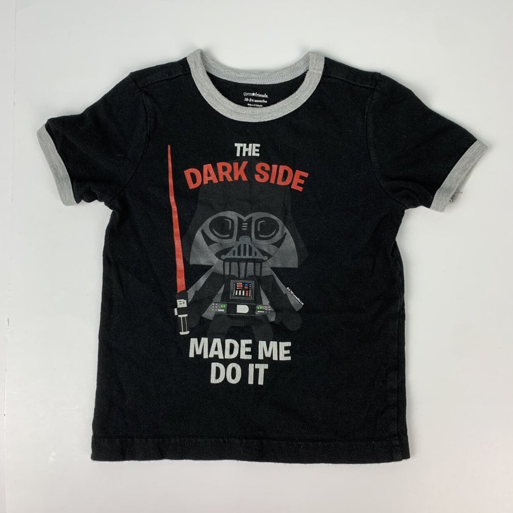 STAR WARS Gym Friends Tee Size 18-24m Darth Vader